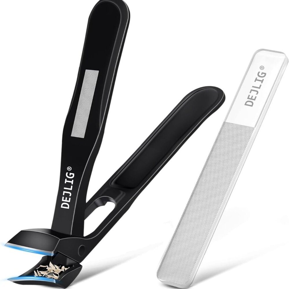 Nail Clippers for Seniors - Ergonomic Long Handle Toenail Clippers for Thick Toe